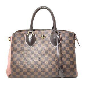Louis Vuitton Normandy Handbag Damier Ebene Brown